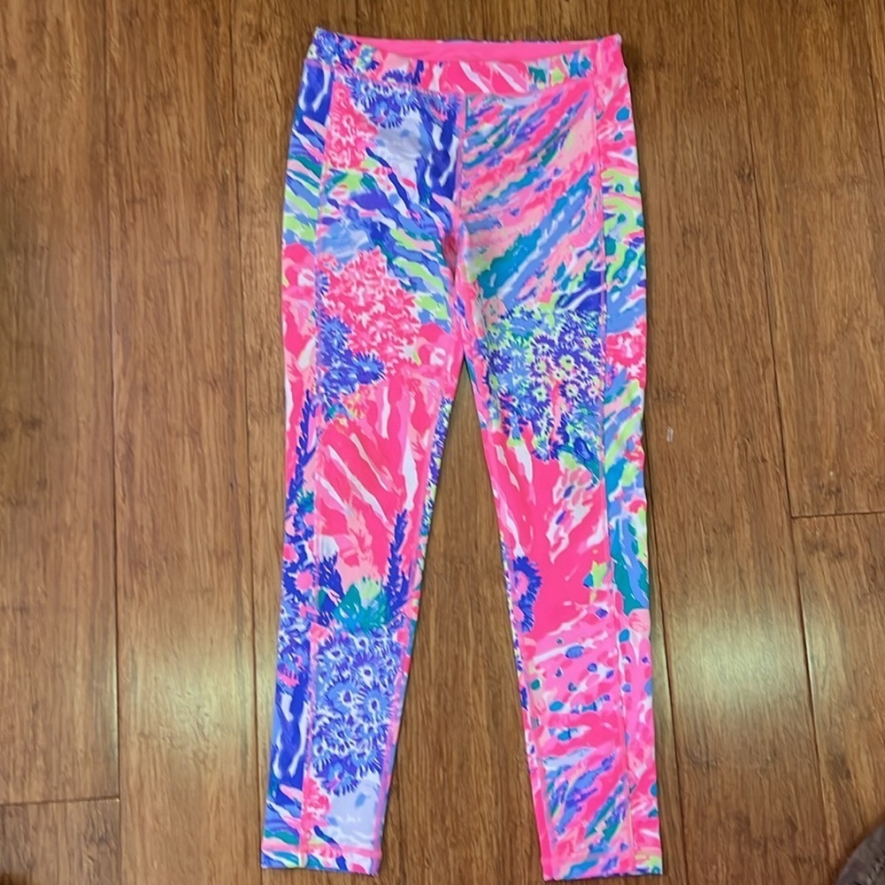 Lilly Pulitzer girls weekender legging in multi rainbow soleil size large (8-10)